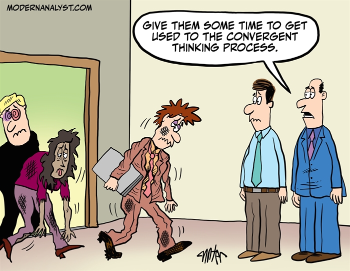 Humor - Cartoon: BA Tool: Convergent Thinking